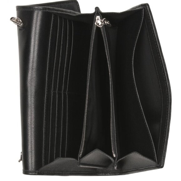 GUCCI Matelasse leather Blondie Interlocking G Chain strap clutch Bag wallet - Picture 5 of 8